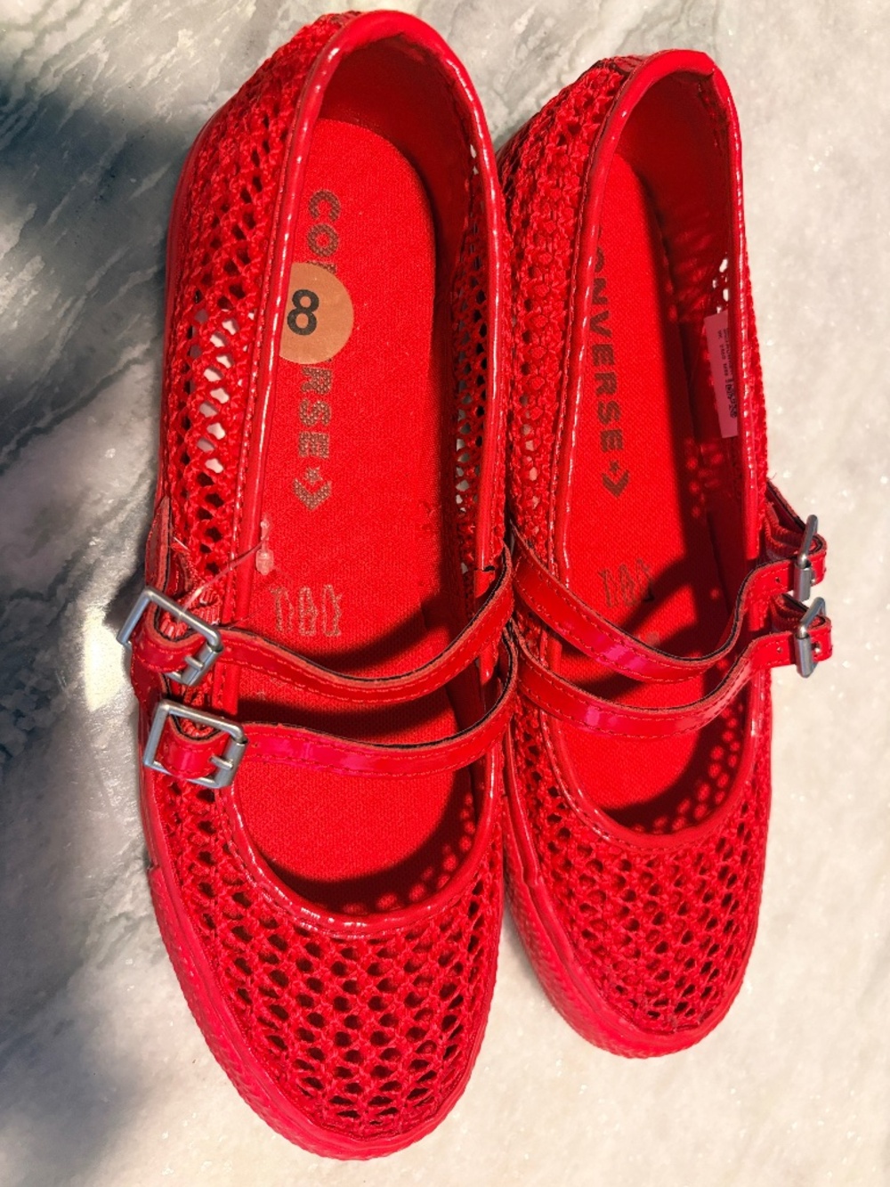 Converse Chuck Taylor All Star Dainty Mary Jane Knit Shoes.